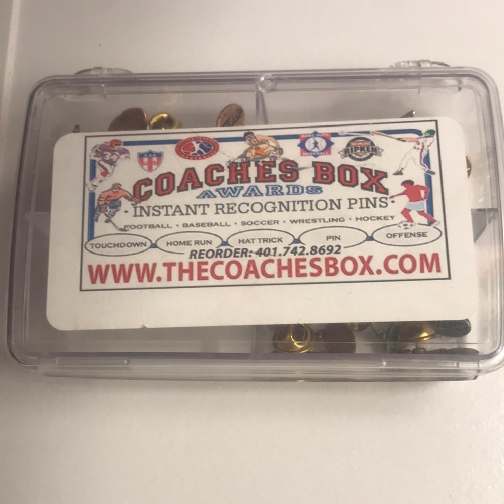 The Coaches Box Recognition Pins Baseball